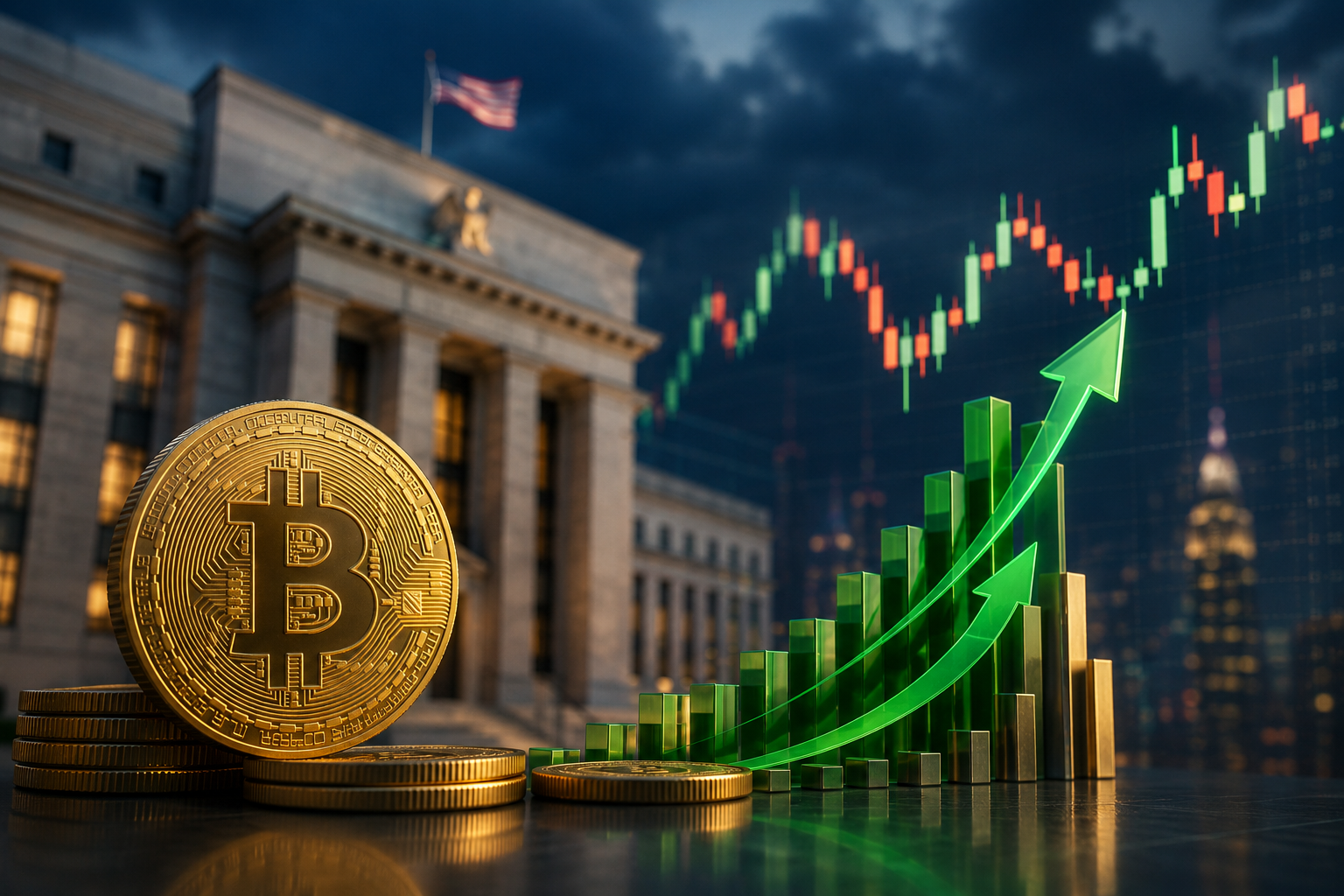 Noticias de criptomonedas: viernes, 31 de julio de 2026 — bitcoin se mantiene en $64,000 tras la pausa "bant" de la Fed, mientras el capital regresa a los ETF al contado.