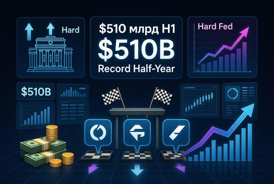 Noticias de startups e inversiones de capital de riesgo — viernes, 31 de julio de 2026: récords de $510 mil millones en el semestre, Reserva Federal estricta y carrera de megafondos.