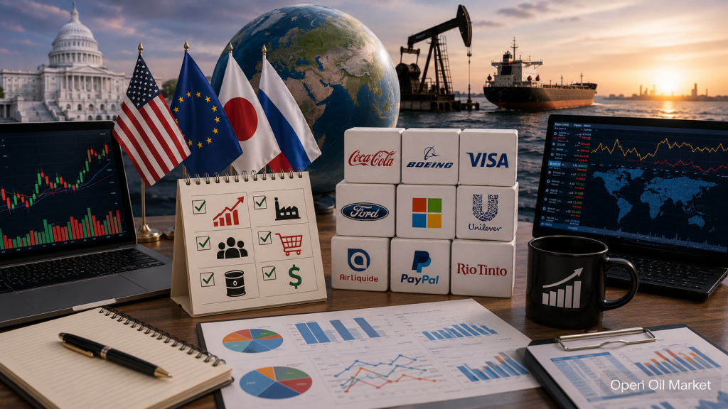 Eventos económicos e informes corporativos — martes 28 de julio de 2026: inicio de la reunión de la Fed, confianza del consumidor en EE. UU., informes de Coca-Cola, Boeing, Visa y Ford