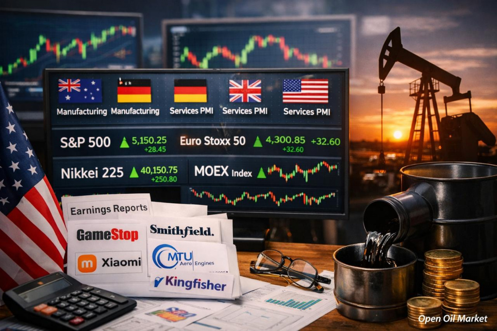 Eventos económicos e informes corporativos martes 24 de marzo de 2026: PMI, empleo en EE. UU. y petróleo.