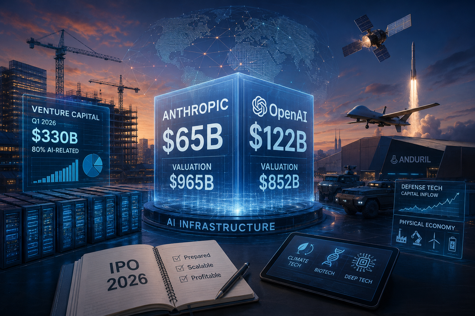 Noticias de startups y capital de riesgo, miércoles 3 de junio de 2026: infraestructura de IA, tecnologías de defensa y apuesta por la economía física