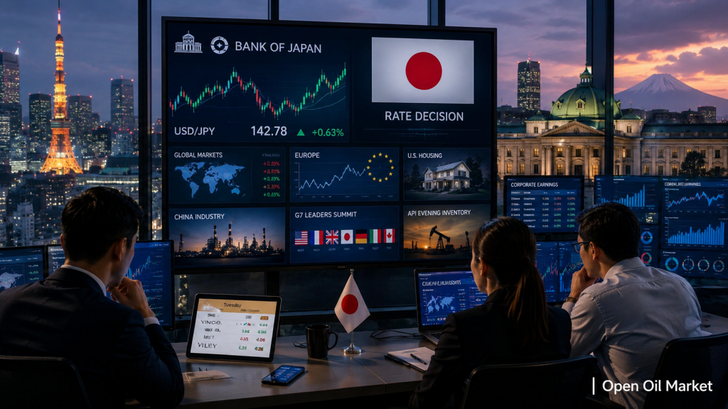 Eventos económicos e informes corporativos — martes, 16 de junio de 2026: tasa del Banco de Japón, ZEW y API