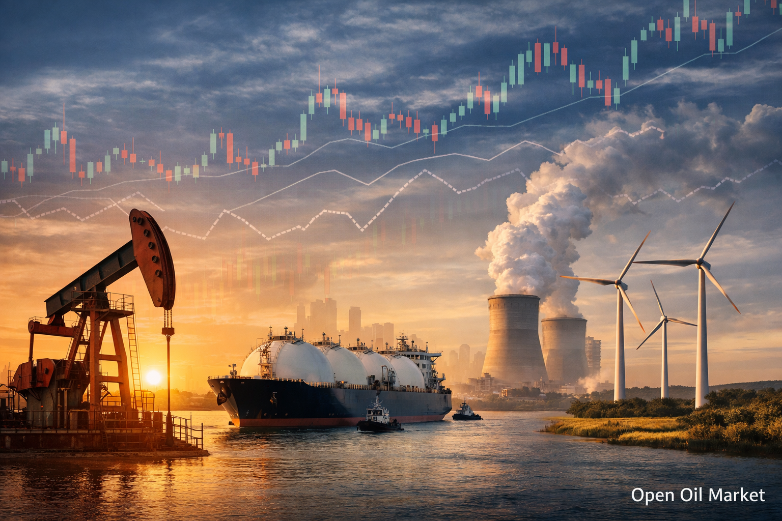 Noticias de petróleo y energía, jueves, 18 de diciembre de 2025: el petróleo en mínimos históricos en medio de esperanzas de paz en Ucrania.