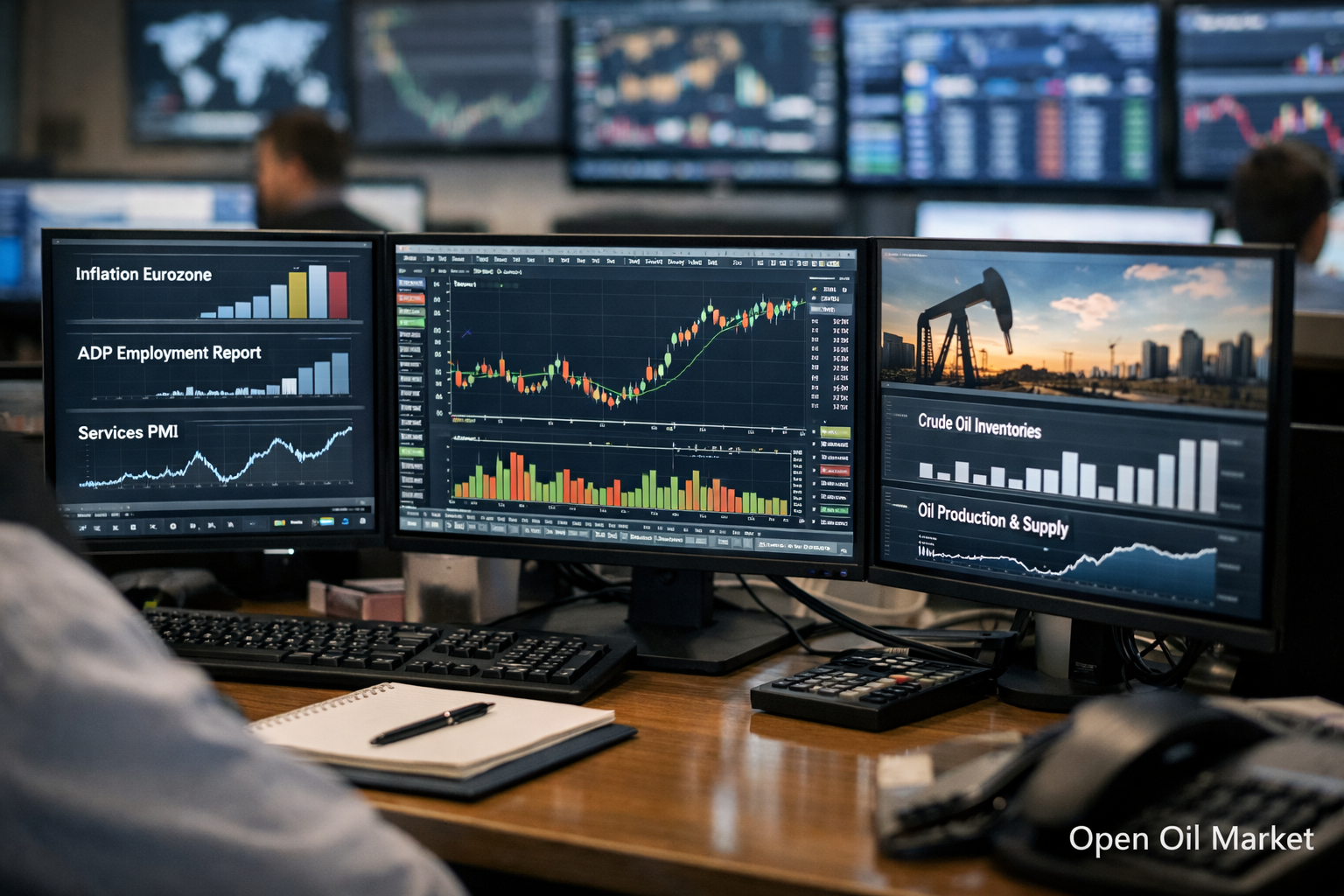 Eventos económicos e informes corporativos — miércoles, 7 de enero de 2026: CPI de la Eurozona, informe ADP e índice ISM en EE. UU.