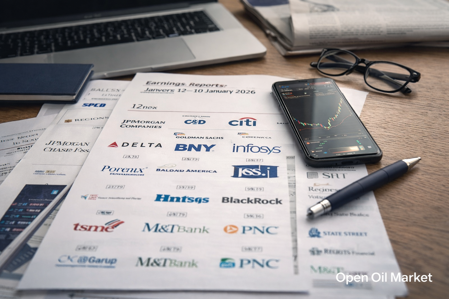 Eventos económicos e informes corporativos del 12 al 16 de enero de 2026