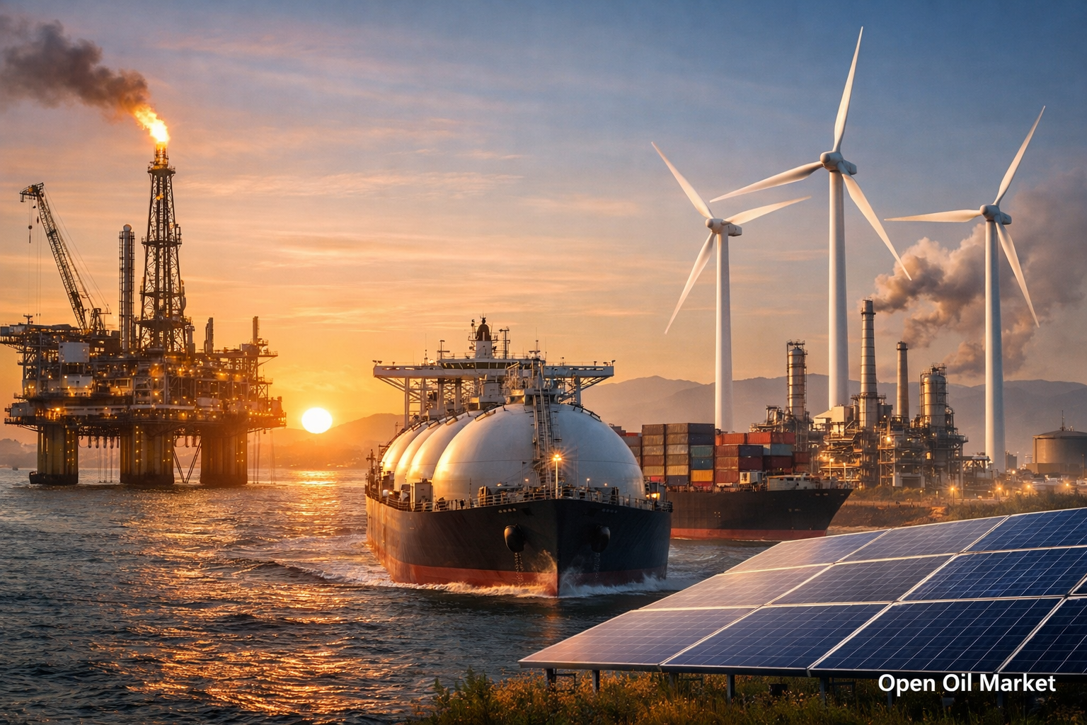 Noticias petróleo y gas y energía, martes, 30 de diciembre de 2025: exceso de petróleo y aceleración de la transición energética