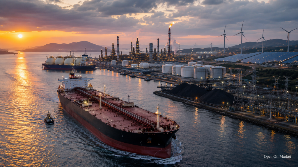 Noticias petróleo y energía 15 de julio de 2026: prima de riesgo en petróleo, mercado de GNL tenso y carga récord en sistemas energéticos.