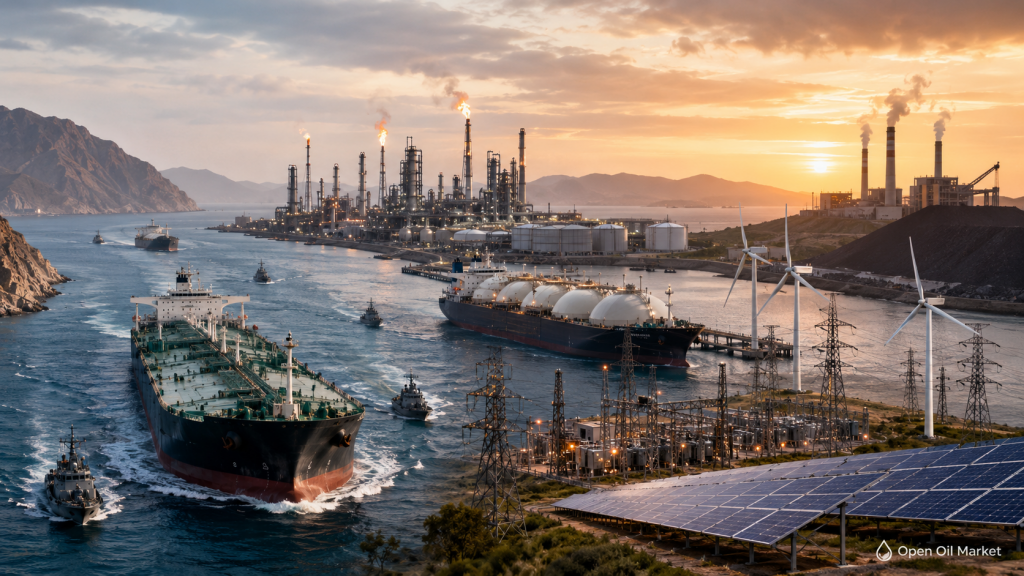 Noticias del sector petrolero y energético 1 de junio de 2026: riesgo de Ormuz, petróleo, gas, GNL y sector energético mundial