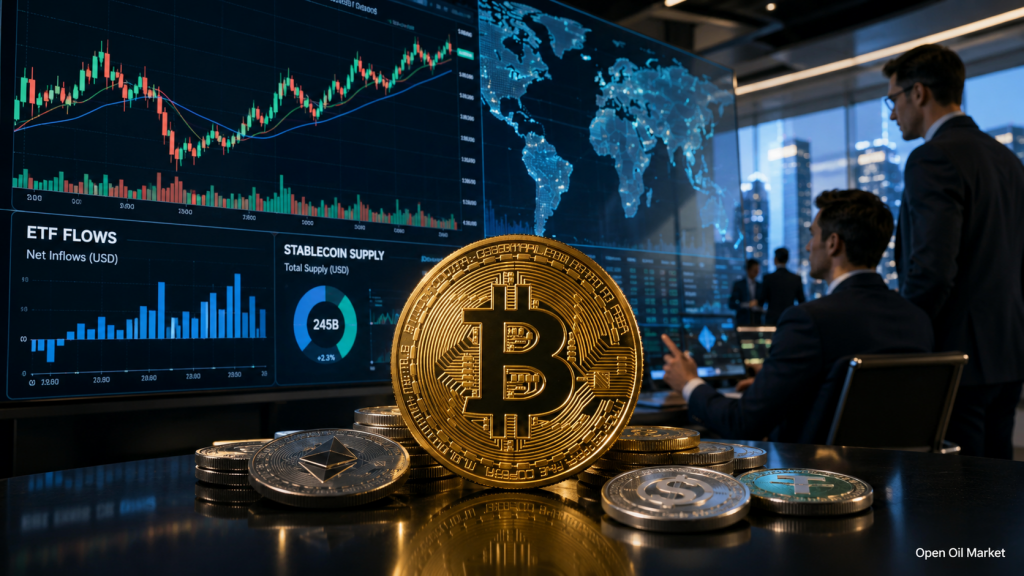 Mercado global de criptomonedas 14 de junio de 2026: Bitcoin, Ethereum, ETF, stablecoins y las 10 mejores activos digitales