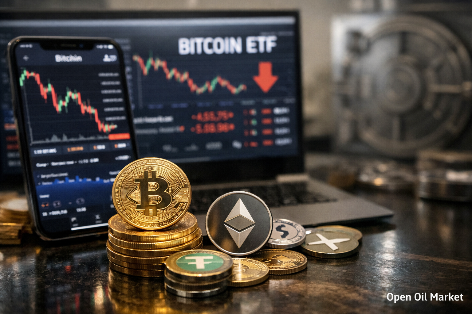 Noticias de criptomonedas — 22 de febrero de 2026: salidas de Bitcoin-ETF y bitcoin a $70,000