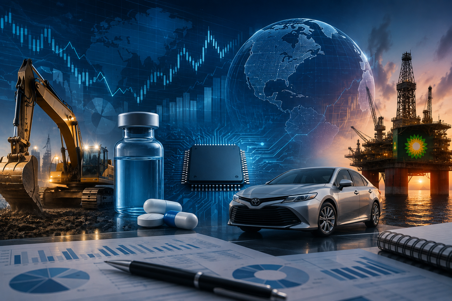 Eventos económicos e informes corporativos: martes 4 de agosto de 2026 — JOLTS, informes de Caterpillar, Pfizer, AMD, Toyota y BP