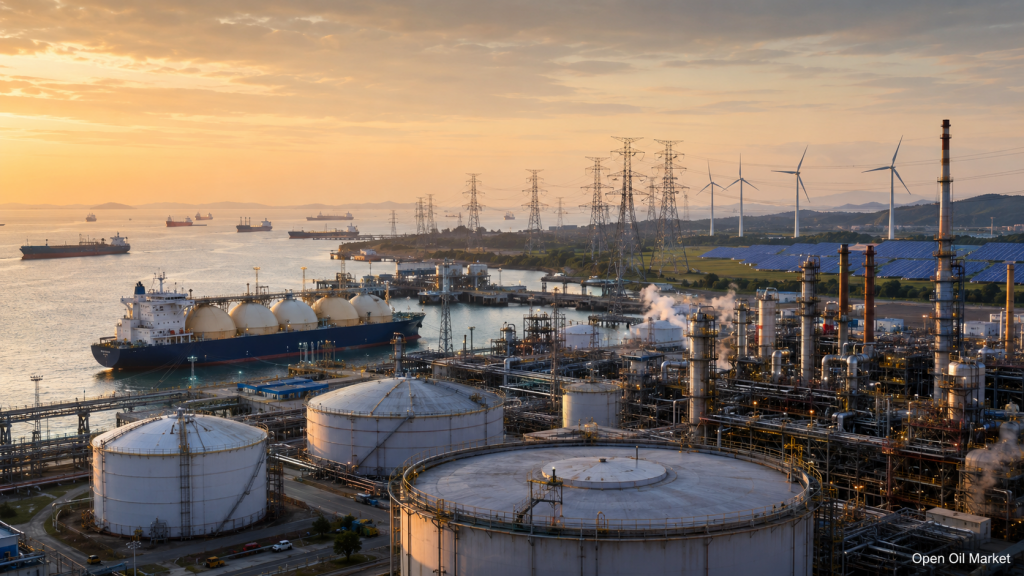Sector Energético Mundial 11 de mayo de 2026: petróleo, GNL, productos petroleros, electricidad y energías renovables.