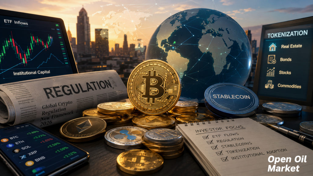 Mercado global de criptomonedas 13 de julio de 2026: Bitcoin, Ethereum, ETF, regulación, stablecoins y tokenización
