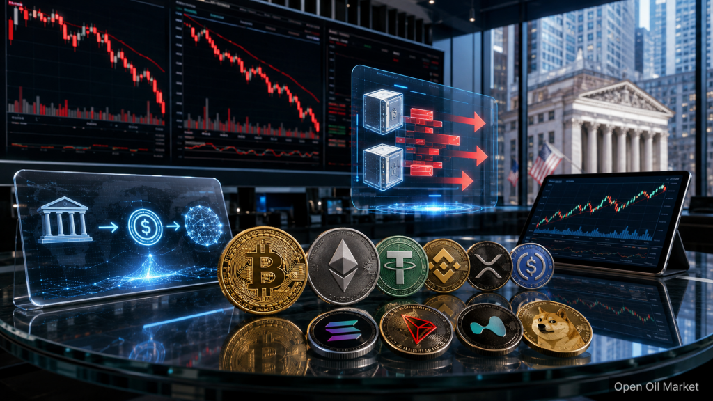 Noticias criptomonedas 1 de junio de 2026, Bitcoin y Ethereum en medio de gráficos comerciales, salidas de ETF, stablecoins y las 10 principales criptomonedas