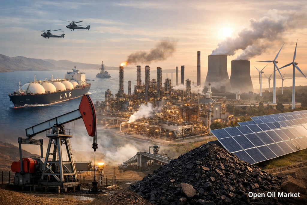 Petróleo y gas 29 de marzo de 2026 mercado de petróleo gas GNL refinerías electricidad y FER en medio de riesgos globales Open Oil Market.