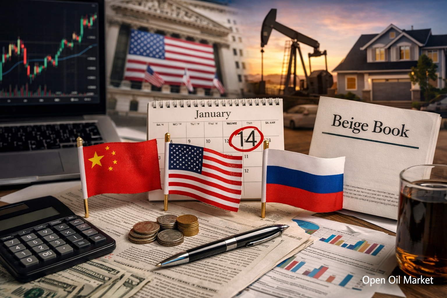 Eventos económicos e informes corporativos - miércoles, 14 de enero de 2026: PPI EE.UU., ventas al por menor e informes de bancos